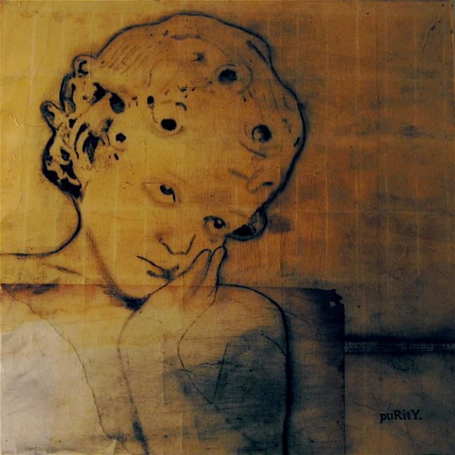 Collages intitulée "Purity" par Danny Hughes, Œuvre d'art originale