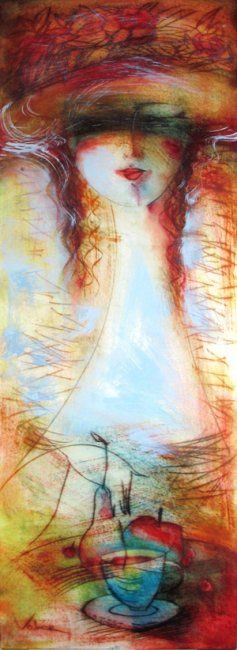 「100-35_cm,_Oil-card…」というタイトルの絵画 Oksana Veberによって, オリジナルのアートワーク, オイル