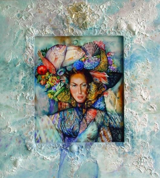 Painting titled "L'Estate" by W. A. Di Bolgherese, Original Artwork