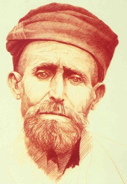 Drawing titled "Personaggio mediori…" by Franco Petrosemolo, Original Artwork