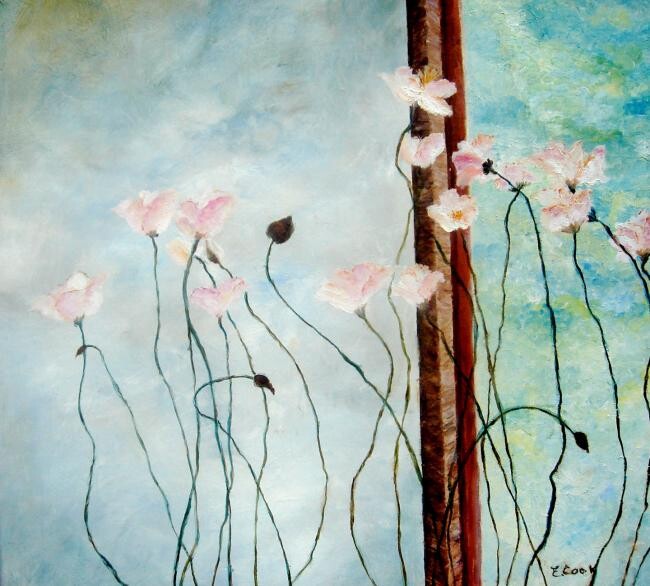 Peinture intitulée "A demi teinte" par Elisa Cook Benbassat Bassat, Œuvre d'art originale, Autre