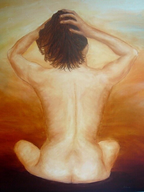 Painting titled "Dos assis" by Elisa Cook Benbassat Bassat, Original Artwork, Oil