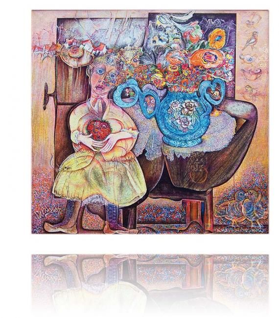 Painting titled "Verpast" by Etienne De Backer, Original Artwork
