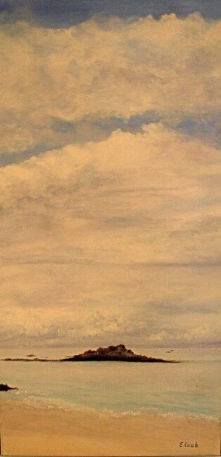 Peinture intitulée "Déclinaison de nuag…" par Elisa Cook Benbassat Bassat, Œuvre d'art originale, Autre