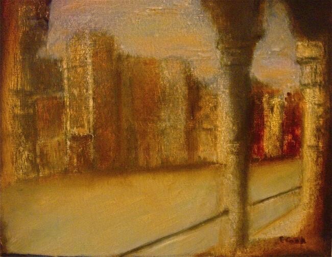 Painting titled "Coup d'oeil vénitien" by Elisa Cook Benbassat Bassat, Original Artwork, Other