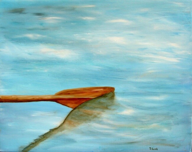 Peinture intitulée "Rame se regardant d…" par Elisa Cook Benbassat Bassat, Œuvre d'art originale, Autre