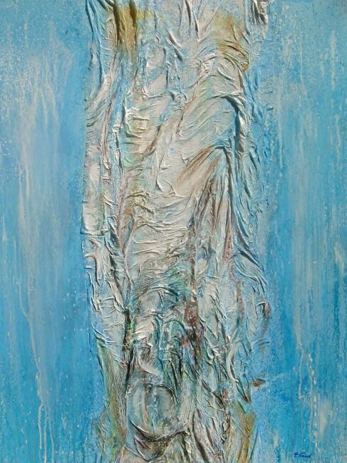 Painting titled "Et soudain l'été in…" by Elisa Cook Benbassat Bassat, Original Artwork, Oil