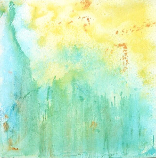 Painting titled "La forêt enchantée" by Elisa Cook Benbassat Bassat, Original Artwork, Oil