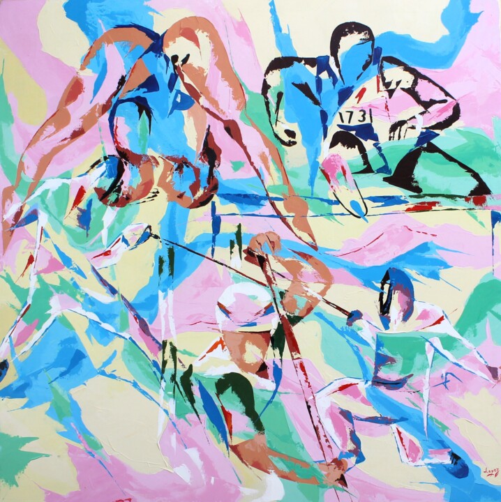 绘画,  39.4x39.4 in 