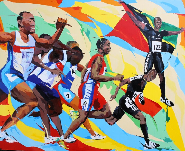 439 100m de Kim 绘画, 31.5x39.4 in