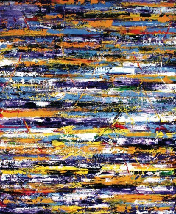 Painting titled "HORIZON # 5" by Vladimir Prodanovich, Original Artwork