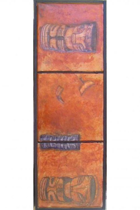 "afrique.jpg" başlıklı Tablo Marie-Paule Pigiere tarafından, Orijinal sanat, Petrol