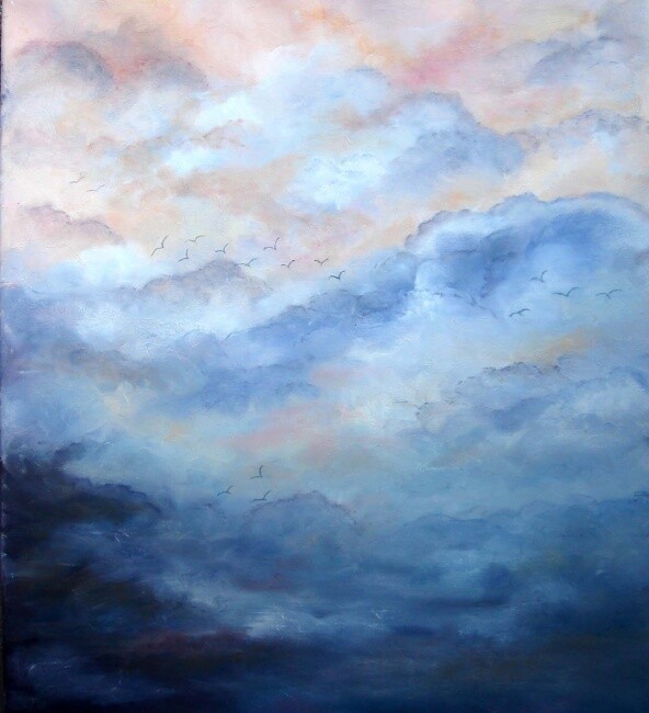 Peinture intitulée "Toujours plus haut" par Elisa Cook Benbassat Bassat, Œuvre d'art originale, Autre