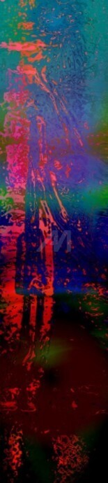 Grafika cyfrowa / sztuka generowana cyfrowo zatytułowany „Crépuscule” autorstwa Barbu Nitescu, Oryginalna praca, Malarstwo c…