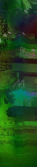 Grafika cyfrowa / sztuka generowana cyfrowo zatytułowany „Dérriere-le-verger” autorstwa Barbu Nitescu, Oryginalna praca, Mal…