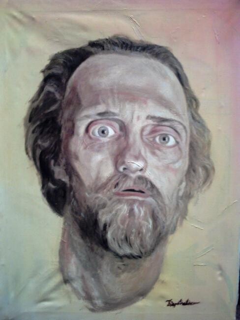 Selfportrait 绘画, 19.7x15.8 in