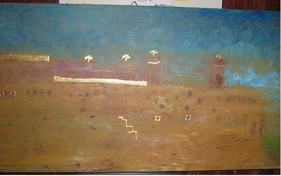 Painting titled "Seydnaya / Syrie" by Marwan Kassab, Original Artwork
