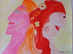 Painting titled "dosàdos" by Caroline D., Original Artwork