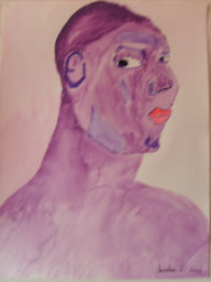 Painting titled "Fierté" by Caroline D., Original Artwork