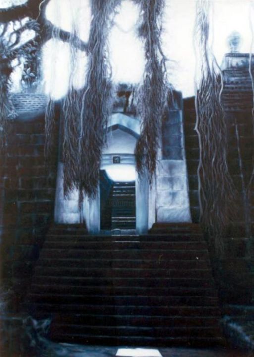 Pintura intitulada "artindia2005_168530…" por Santosh, Obras de arte originais