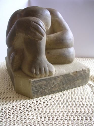 "a rough day" başlıklı Heykel Lee Boyd tarafından, Orijinal sanat