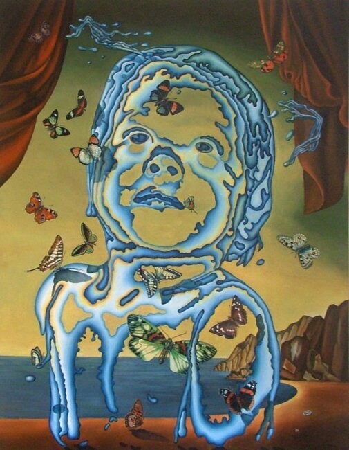 绘画,  35.4x27.6 in 