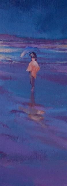 Peinture intitulée ""En promenade"" par Catherine Suchocka, Œuvre d'art originale