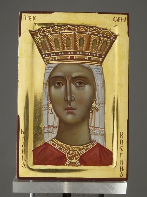 Painting titled "Princess Milica" by Jelena Hinic, Original Artwork