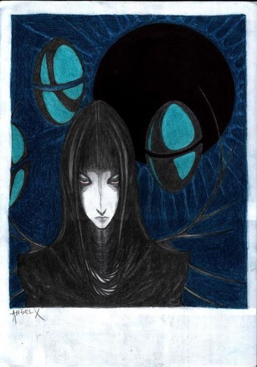 Drawing titled "untitled" by Angel X.Deadstar, Original Artwork