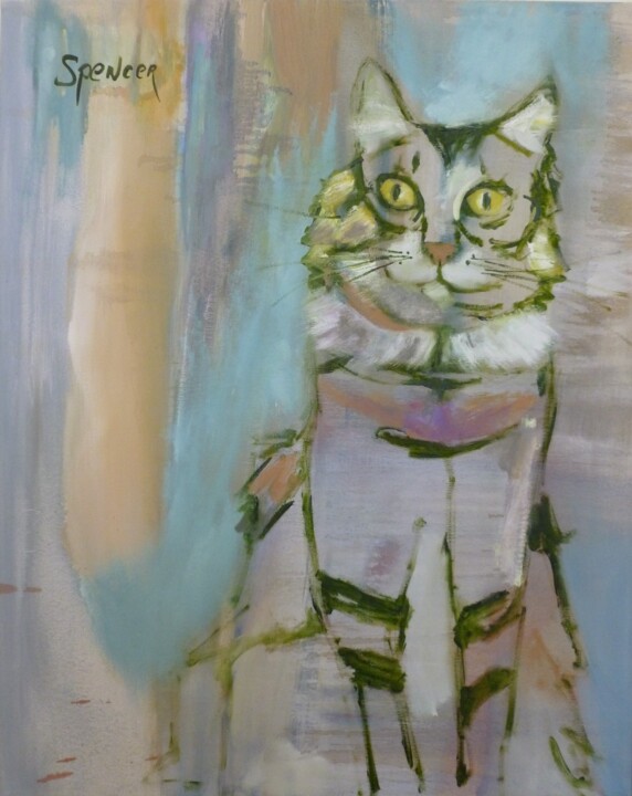Feline 绘画, 30x24 in