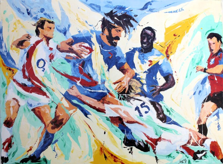 860 Charge française 绘画, 23.6x31.5 in