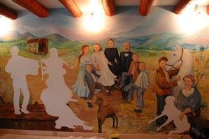 Peinture intitulée "les personnages pre…" par Nanou, Œuvre d'art originale