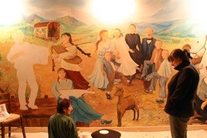 Peinture intitulée "l'avant plan se pré…" par Nanou, Œuvre d'art originale