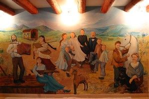 Peinture intitulée "trois générations" par Nanou, Œuvre d'art originale