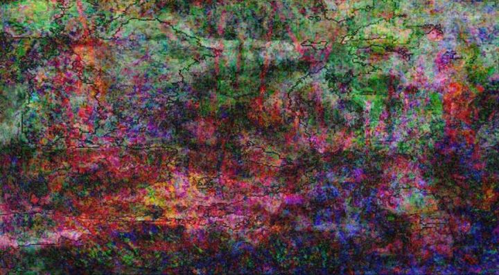 Painting titled "Rainbow magic" by Millenia Foxtrot (Shadow Zero), Original Artwork