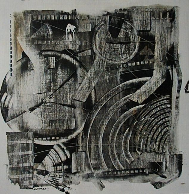 Peinture intitulée "sans titre" par Yves Cairoli, Œuvre d'art originale