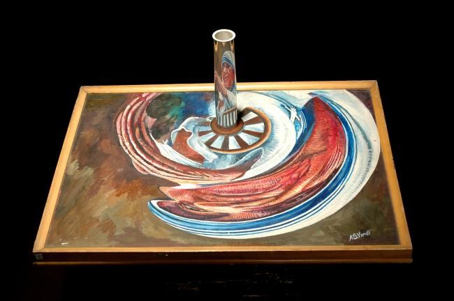 Anamorphic Teresa, Painting by Awtar Virdi | ArtMajeur