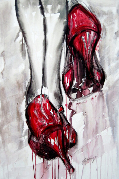 "Mimí" 绘画, 35.4x23.6 in