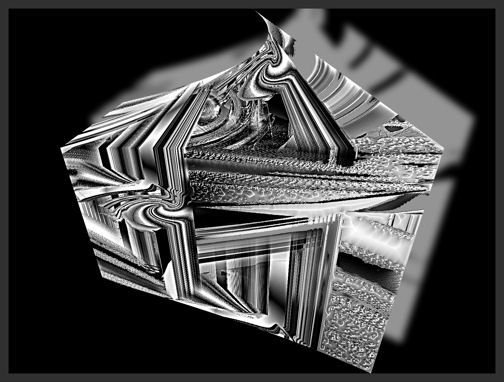 Digital Arts titled "gray architecture" by Cherie Hanson, Original Artwork