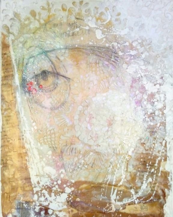 Painting titled "When it comes..." by Ivana Davidovic Ivezic, Original Artwork, Oil