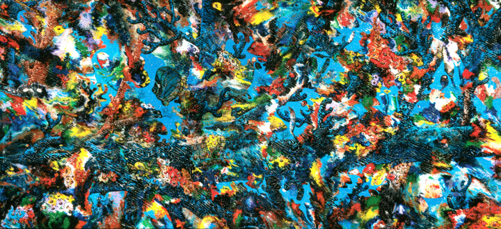 绘画,  48x96 in 