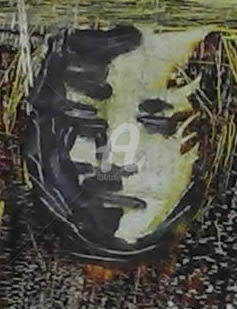 Peinture intitulée "paintb" par El Yahyaoui Noureddine/ Maison Des Arist, Œuvre d'art originale