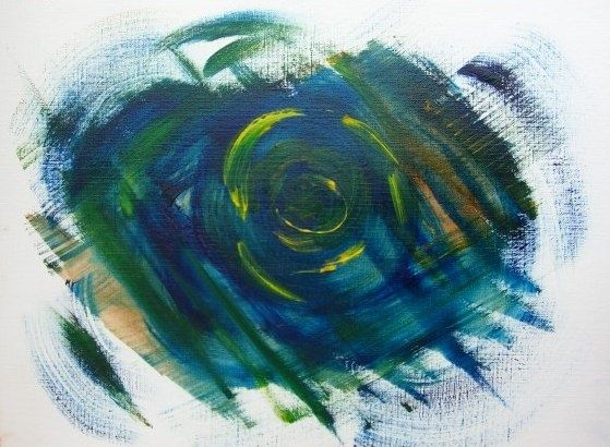 Peinture intitulée "IMPROVISATION" par Dany Champeme, Œuvre d'art originale, Huile
