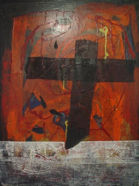 Painting titled "CORPUS l" by Artisnauta, Original Artwork