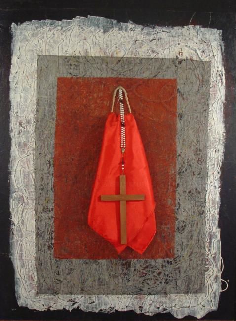 Painting titled "CORPUS ll" by Artisnauta, Original Artwork, Oil