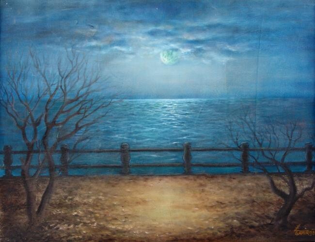 Peinture intitulée "invisible love" par Samir._.Aslan, Œuvre d'art originale
