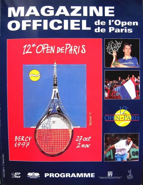 Peinture intitulée ""12 ème OPEN DE PAR…" par Catherine Suchocka, Œuvre d'art originale