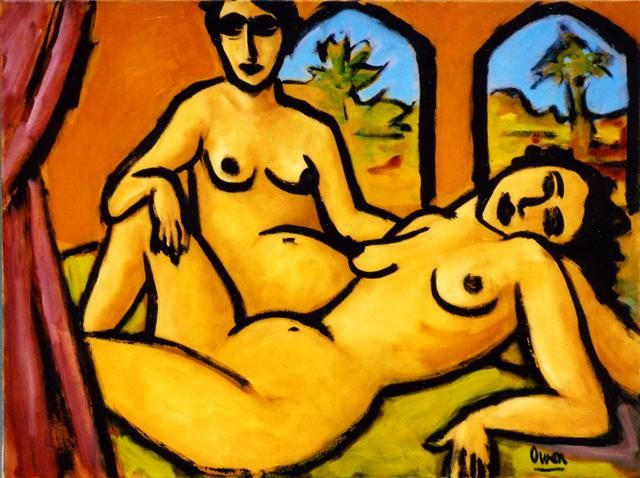 Painting titled "Tunis" by Bradley Owen, Original Artwork
