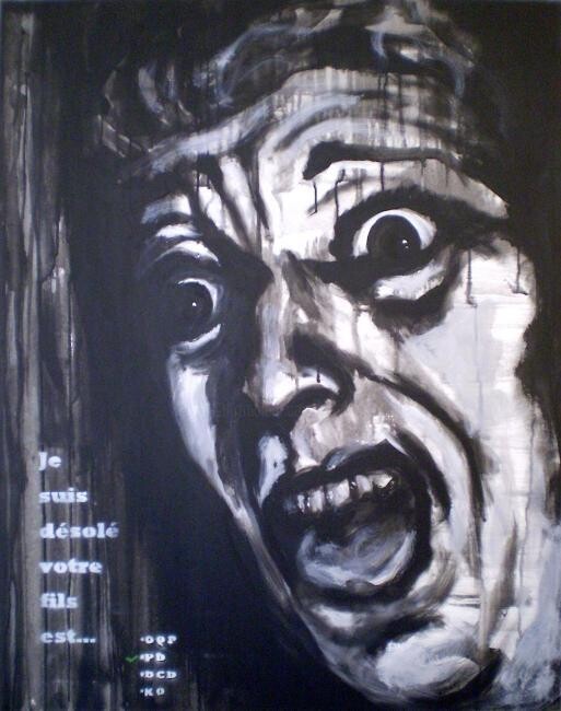 Votre fils est... 绘画, 36.6x28.4 in
