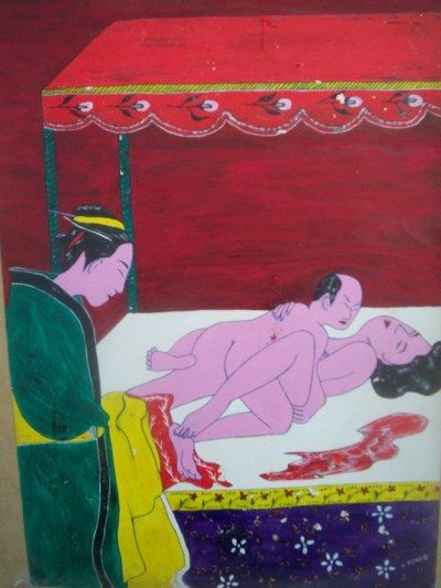 Pintura intitulada "INSPIRAÇÃO ORIENTAL." por Romeo Zanchett, Obras de arte originais